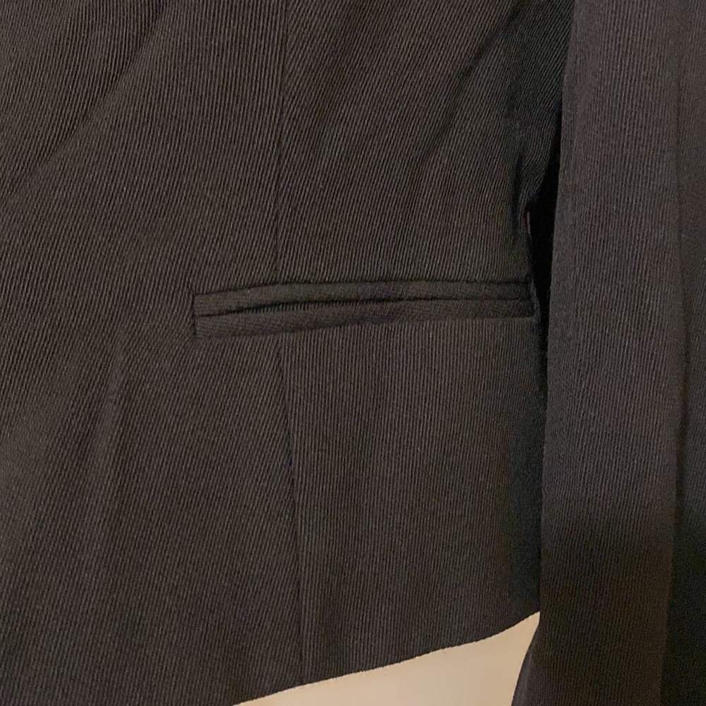Vintage BICCI Florine Wachter Wool Suit Jacket Persian Lamb Cuffs Size 14 - Picture 9 of 15